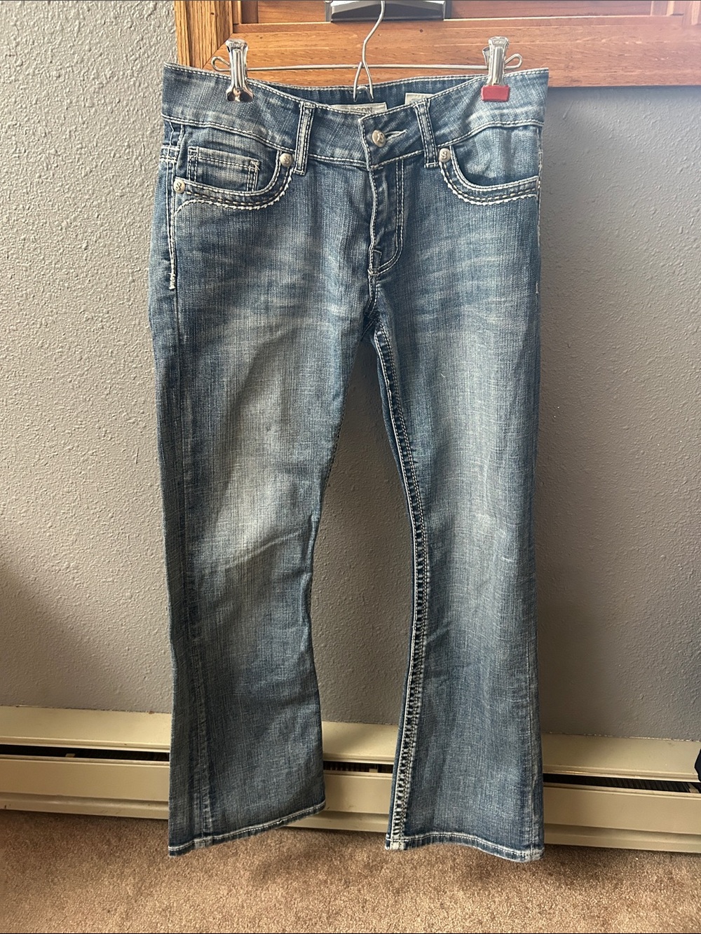 Stetson Women’s Medium Wash Bootcut Jeans - Classic Blue Denim